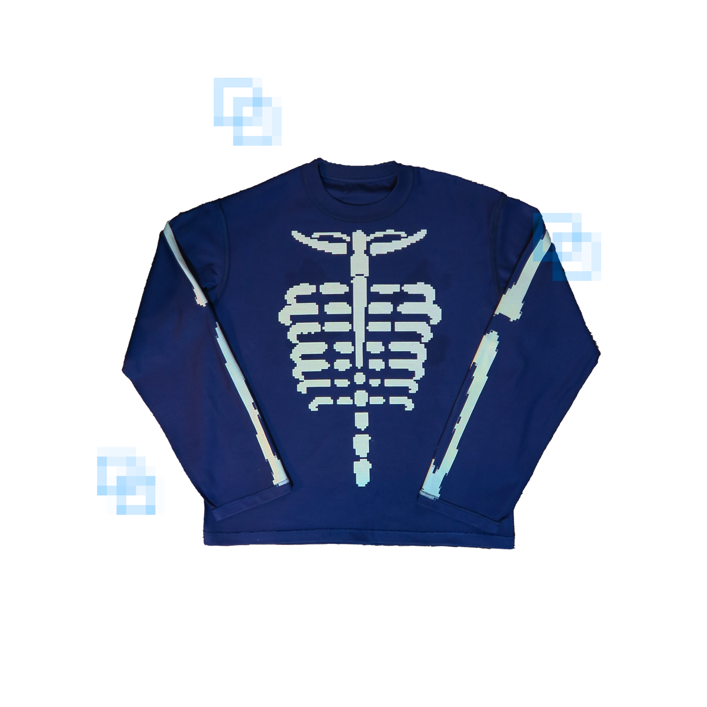 B_16 / PIXEL SKELTON TEE