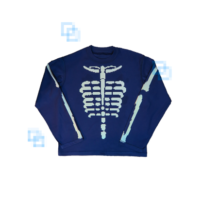 B_16 / PIXEL SKELTON TEE