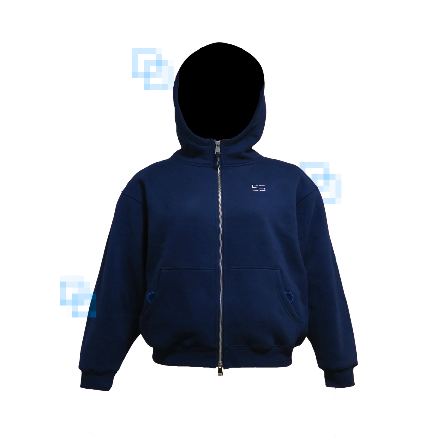 B_15 / ZIPPED HOODIE