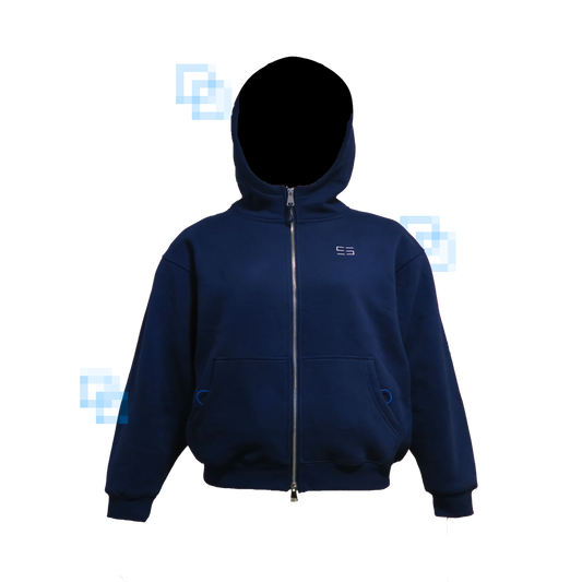 B_15 / ZIPPED HOODIE