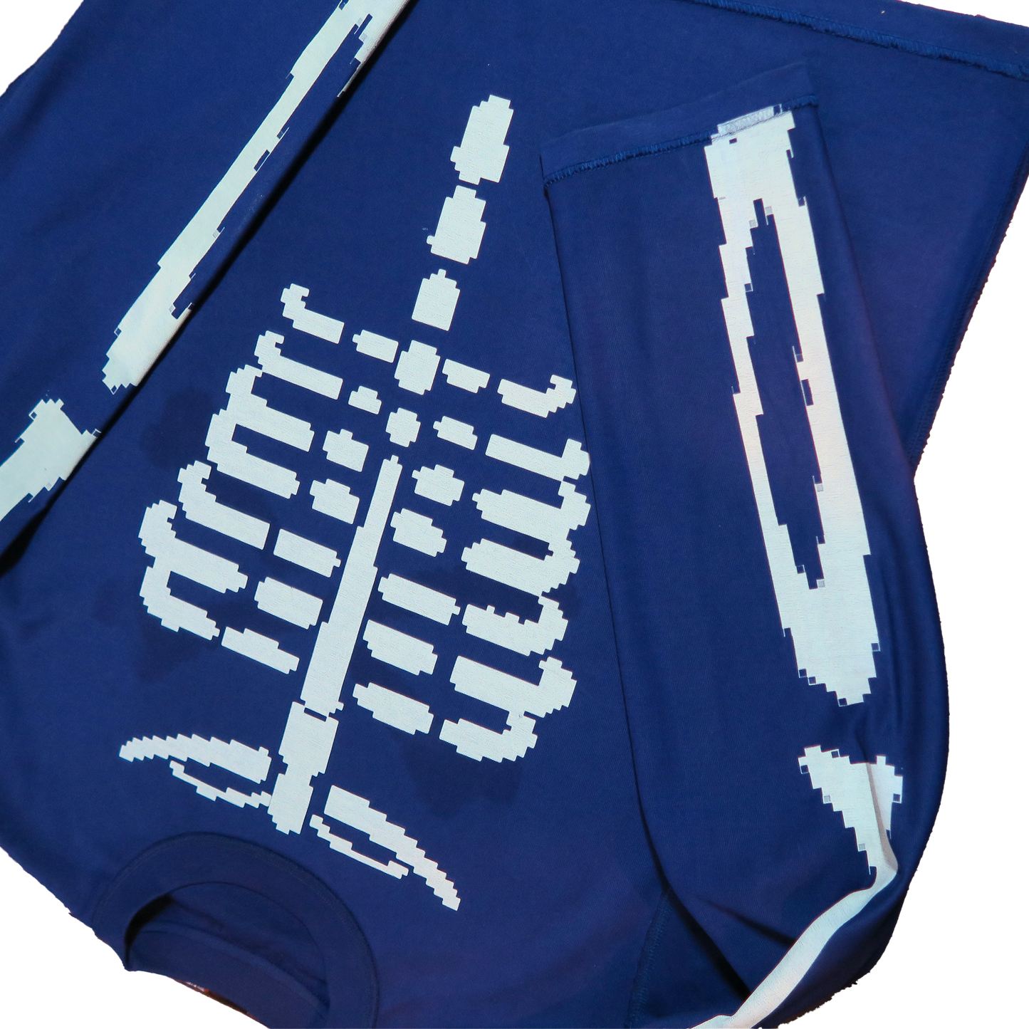 B_16 / PIXEL SKELTON TEE